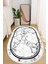 Dijital Baskılı Kaymaz Taban Yıkanabilir Oval Salon Halısı Mutfak Halısı ve Yolluk NHO-HT-794 1