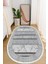 Dijital Baskılı Kaymaz Taban Yıkanabilir Oval Salon Halısı Mutfak Halısı ve Yolluk NHO-HT-362 1