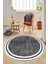 Dijital Baskılı Kaymaz Taban Yıkanabilir Yuvarlak Salon Halısı ve Mutfak Halısı NHY-HT-575 1