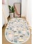 Dijital Baskılı Kaymaz Taban Yıkanabilir Oval Salon Halısı Mutfak Halısı ve Yolluk NHO-HT-379 1