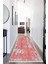 Dijital Baskılı Kaymaz Taban Yıkanabilir Modern Desenli Koridor Halısı Yolluk NHU-SD-386 1