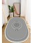 Dijital Baskılı Kaymaz Taban Yıkanabilir Oval Salon Halısı Mutfak Halısı ve Yolluk NHO-HS-563 1
