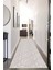 Dijital Baskılı Kaymaz Taban Yıkanabilir Modern Desenli Koridor Halısı Yolluk NHU-HS-407 1