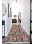 Dijital Baskılı Kaymaz Taban Yıkanabilir Modern Desenli Koridor Halısı Yolluk NHU-SD-314 1