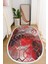 Dijital Baskılı Kaymaz Taban Yıkanabilir Oval Salon Halısı Mutfak Halısı ve Yolluk NHO-HT-1394 1