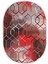 Dijital Baskılı Kaymaz Taban Yıkanabilir Oval Salon Halısı Mutfak Halısı ve Yolluk NHO-HT-1394 2