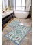 Dijital Baskılı Kaymaz Taban Yıkanabilir 2'li Banyo Paspası Halı Takımı NH-KLZT-SD-809 1