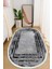 Dijital Baskılı Kaymaz Taban Yıkanabilir Oval Salon Halısı Mutfak Halısı ve Yolluk NHO-SD-236 1