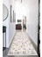Dijital Baskılı Kaymaz Taban Yıkanabilir Modern Desenli Koridor Halısı Yolluk NHU-HT-301 1