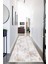 Dijital Baskılı Kaymaz Taban Yıkanabilir Modern Desenli Koridor Halısı Yolluk NHU-HT-213 1
