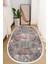 Dijital Baskılı Kaymaz Taban Yıkanabilir Oval Salon Halısı Mutfak Halısı ve Yolluk NHO-HT-953 1