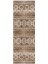 Dijital Baskılı Kaymaz Taban Yıkanabilir Modern Desenli Koridor Halısı Yolluk NHU-HT-990 2