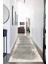 Dijital Baskılı Kaymaz Taban Yıkanabilir Modern Desenli Koridor Halısı Yolluk NHU-HT-1382 1