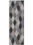 Dijital Baskılı Kaymaz Taban Yıkanabilir Modern Desenli Koridor Halısı Yolluk NHU-HT-121 2