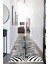 Dijital Baskılı Kaymaz Taban Yıkanabilir Modern Desenli Koridor Halısı Yolluk NHU-HS-510 1