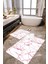 Dijital Baskılı Kaymaz Taban Yıkanabilir 2'li Banyo Paspası Halı Takımı NH-KLZT-HT-421 1