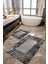 Dijital Baskılı Kaymaz Taban Yıkanabilir 2'li Banyo Paspası Halı Takımı NH-KLZT-SD-236 1