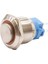 19A-G1-E 19MM Çıkık Yaylı Işıklı Metal Buton - Sarı 1