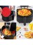 2 Adet 8,5" Yeniden Kullanılabilir Havalı Fritöz Pedi Silikon(Yurt Dışından) 3