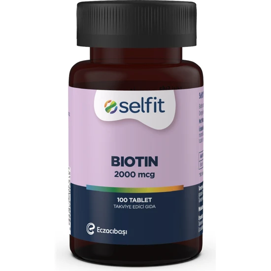 Selfit Biotin 2000 Mcg 100 Tablet