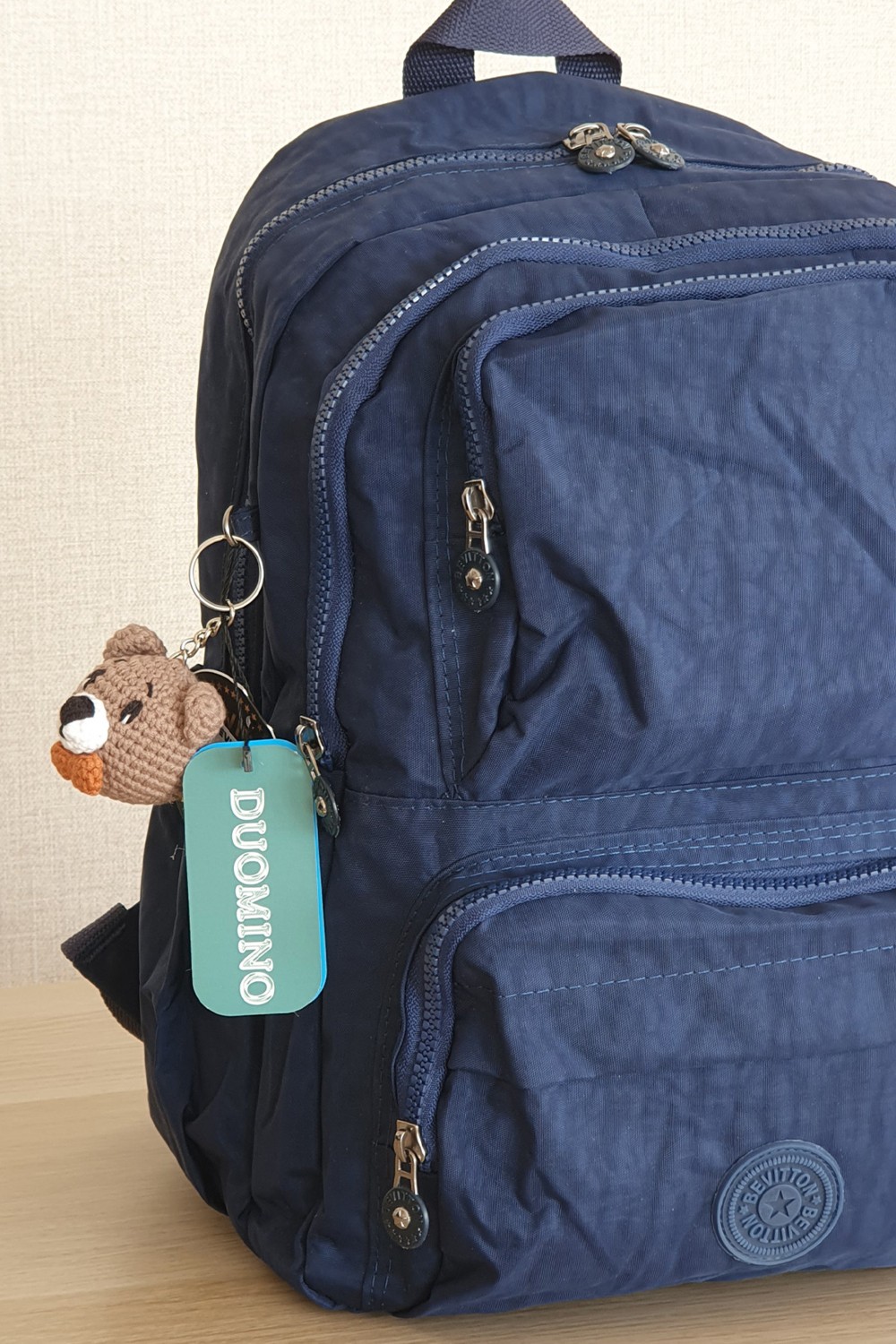 Nemo Bags Lacivert Sırt Çantası Suya Dayanıklı 14’’ İnç Laptop, Seyahat, Okul Çantası görsel 8
