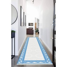Napoli Home Dijital Baskılı Kaymaz Taban Yıkanabilir Modern Desenli Koridor Halısı Yolluk Nhu-Hk-19