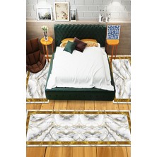 Napoli Home Dijital Baskılı Kaymaz Yıkanabilir Oval Yaprak Fiyatı