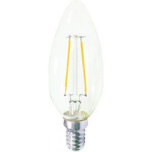 Kendal KES499 LED Flamanlı Mum Buji Ampul 4W E14 Günışığı