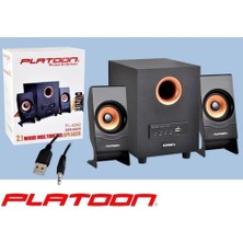 Platoon PL-4242  2+1 Usb+Tf Card+Fm Ses Sistemi