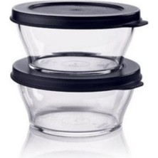 Tupperware Royal Kap 2'li Set 290 ml Kahvaltılık Saklama Kabı Hsgl