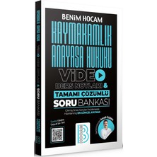 Benim Hocam Yayınları  Kaymakamlık Anayasa Hukuku Video Ders Notları ve Tamamı Çözümlü Soru Bankası