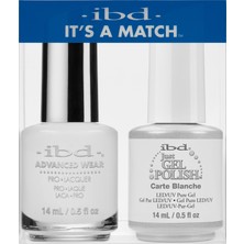 Ibd Beyaz ikili Oje Seti (Normal ve Kalıcı Oje) 14ml