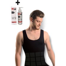 Ince Yaşam Toparlayıcı Atlet Korse Siyah ve Inceltici Jel M