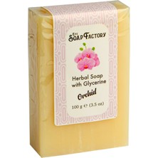 The Soap Factory Gliserinli Orkide Sabunu 100 g x 3 Adet (Toplam 300 g) - Mükemmel Saçlar ve Daha Parlak Bir Cilt İçin - Cildi Güzelleştirir - Tüm Cilt Tipleri İçin