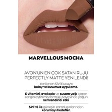 Avon Ultra Mat Marvellous Mocha, Red Supreme ve Pure Pink Üçlü Ruj Paketi