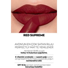 Avon Ultra Mat Marvellous Mocha, Red Supreme ve Pure Pink Üçlü Ruj Paketi