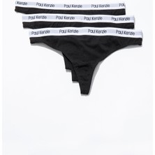 Paul Kenzie Soft Touch Kadın String Külot - Zebra