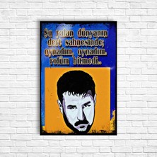 Trend Poster Azer Bülbül Retro Ahşap Poster