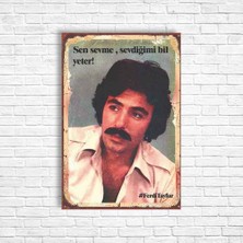 Trend Poster Ferdi Tayfur Retro Ahşap Poster