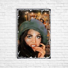 Trend Poster Türkan Şoray Yeşilçam Retro Ahşap Poster