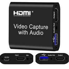 Aogo HDMI Capture Hd Video Capture Ezcap USB 3.0 Video 4K HDMI Kaydedici Canlı Yayın Video Konferans