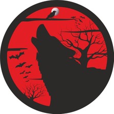 Sticker Atölyesi Gece-Kurt STICKER-17279