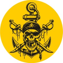 Sticker Atölyesi Korsan KURUKAFA-25052