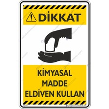İsg Tabelam Kimyasal Madde Eldiven Kullan