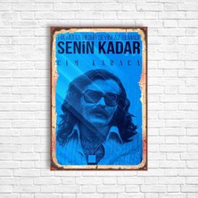 Trend Poster Cem Karaca Retro Ahşap Poster