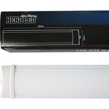 Hero Led 10 Adet 40 Watt 120 cm Yatay Bant ARMATÜRÜ-40W Bant Armatür-Beyaz