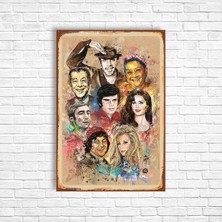 Trend Poster Yeşilçam Retro Ahşap Poster