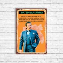 Trend Poster Orhan Gencebay Retro Ahşap Poster