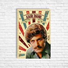 Trend Poster Kadir Inanır Yeşilçam Retro Ahşap Poster