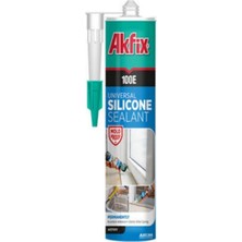 Akfix SA041 100E Genel Amaçlı Silikon Şeffaf 280ML